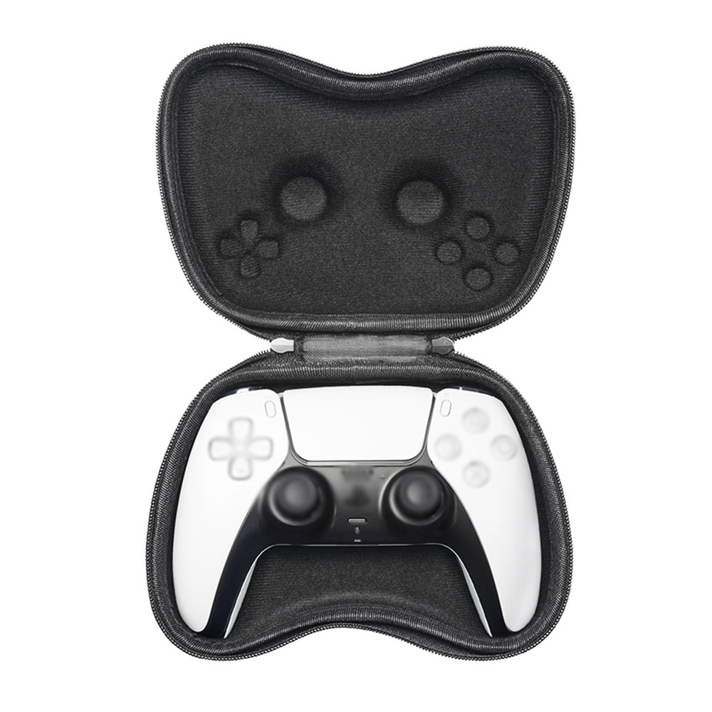 Black EVA Storage Box Carrying Case Protective Bag For PS5 DualSense Controller