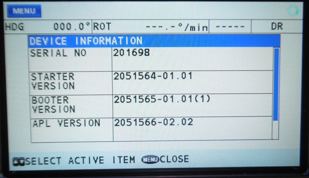Furuno - SC70 - SC-702 Satellite Compass Display - Tested/Udated - Excel Cond.