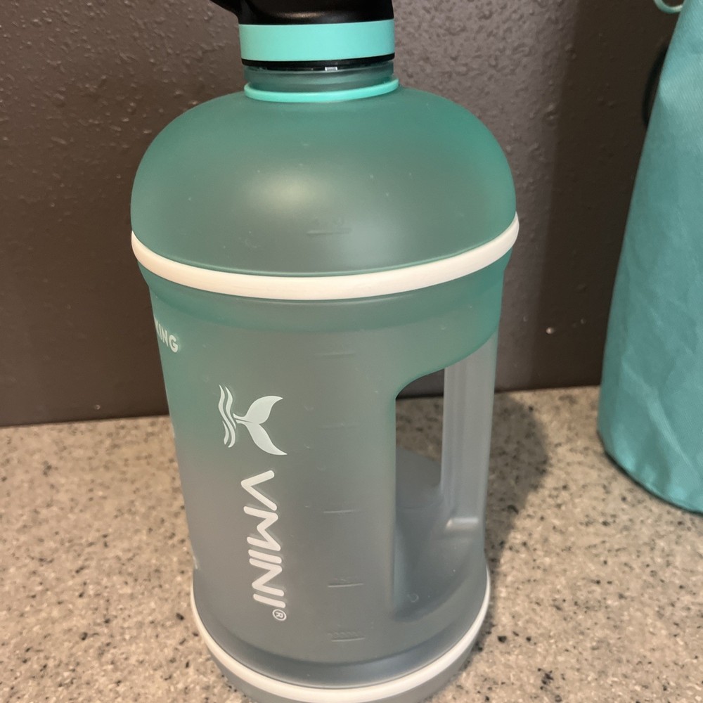 Vmini Reusable Water Jug 1 gallon Teal