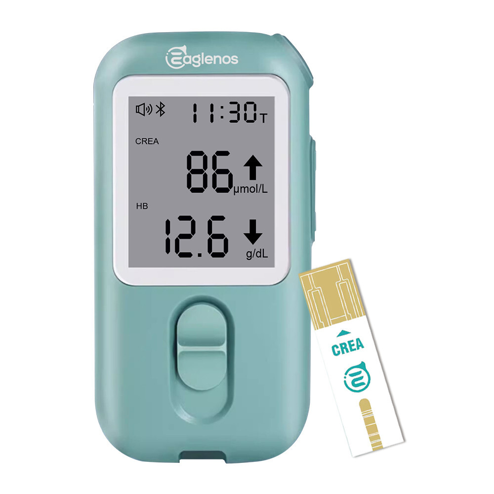 Multifunctional Blood Creatinine Meter with 25 Test Strips for Home Testing Use