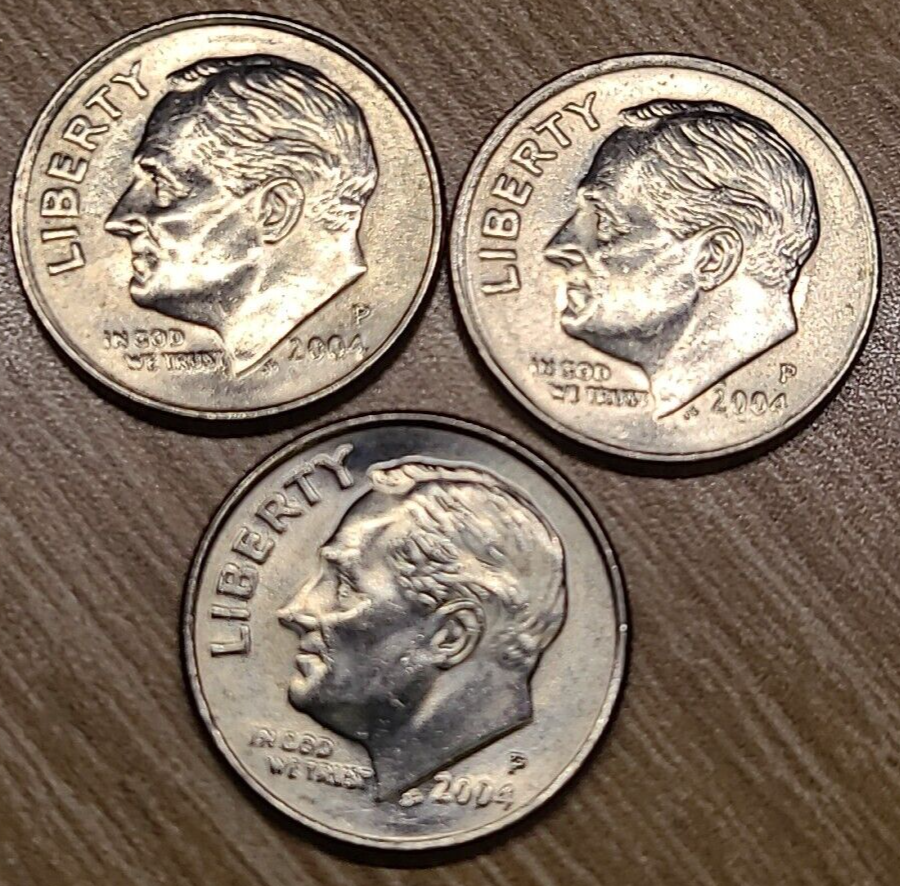 2004 P Roosevelt Dime Clad ** ON HAND **