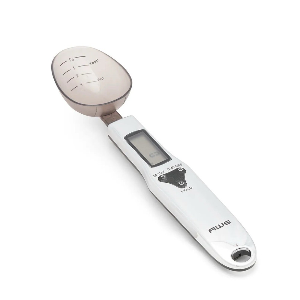 AWS - Spoon Digital Scale - 300g x 0.1g - Silver