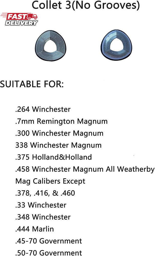 Aluminum Different Expandable Bullet Puller Collets
