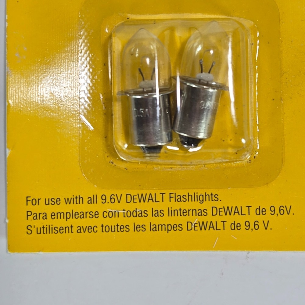 DeWalt DW9023 - 9.6 Volt Flashlight REPLACEMENT FLASHLIGHT BULBS