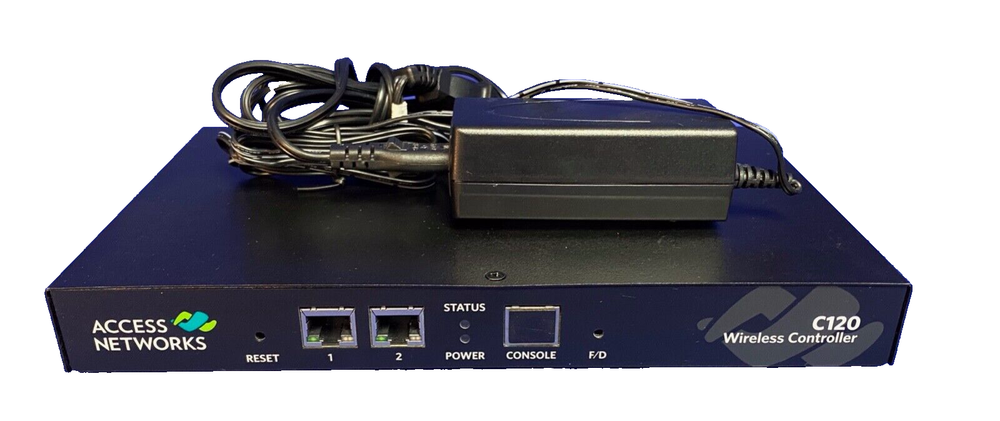 ACCESS NETWORKS C120, Wireless Controller W/ Pwr Cable-Good Condition-Pre Owned