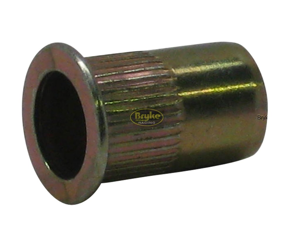 Threaded Insert Nuts 1/4"-20 LONG, 20 pack Fastener Racing Fasteners IMCA USRA