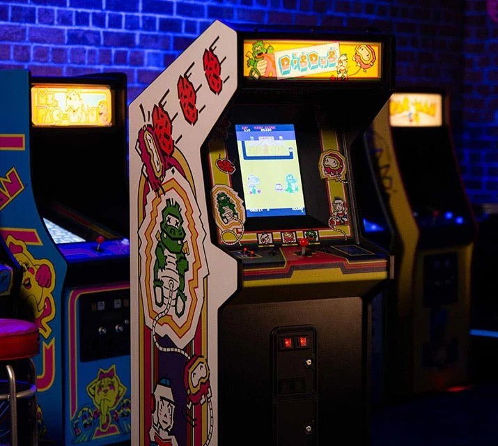 Official Dig Dug Quarter Size Arcade Cabinet