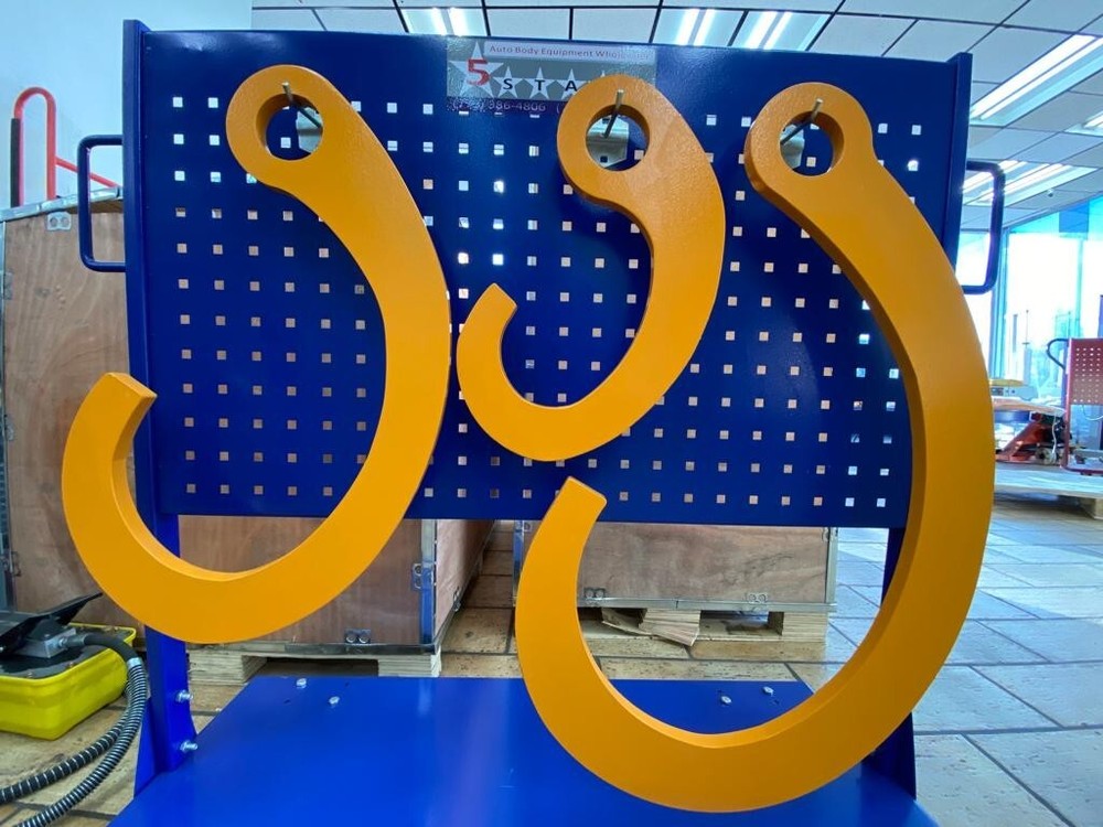 3 Chief Style C Clamp Pulling Hook Auto Body Frame Machine Large, Medium, Small