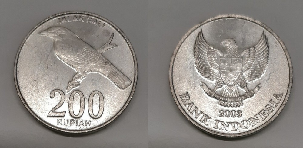 2003 Indonesia 200 Rupiah Coin