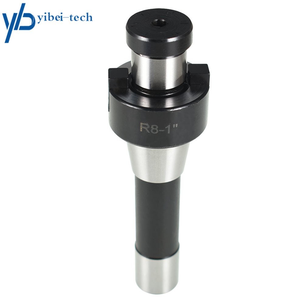 1" R8 Shank Shell Milling Arbor Adapter Holder For Machine Hardened