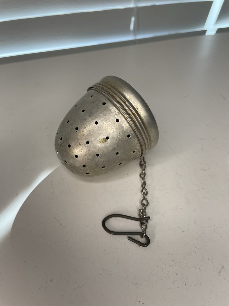 Vintage Aluminum Tea Strainer Infuser