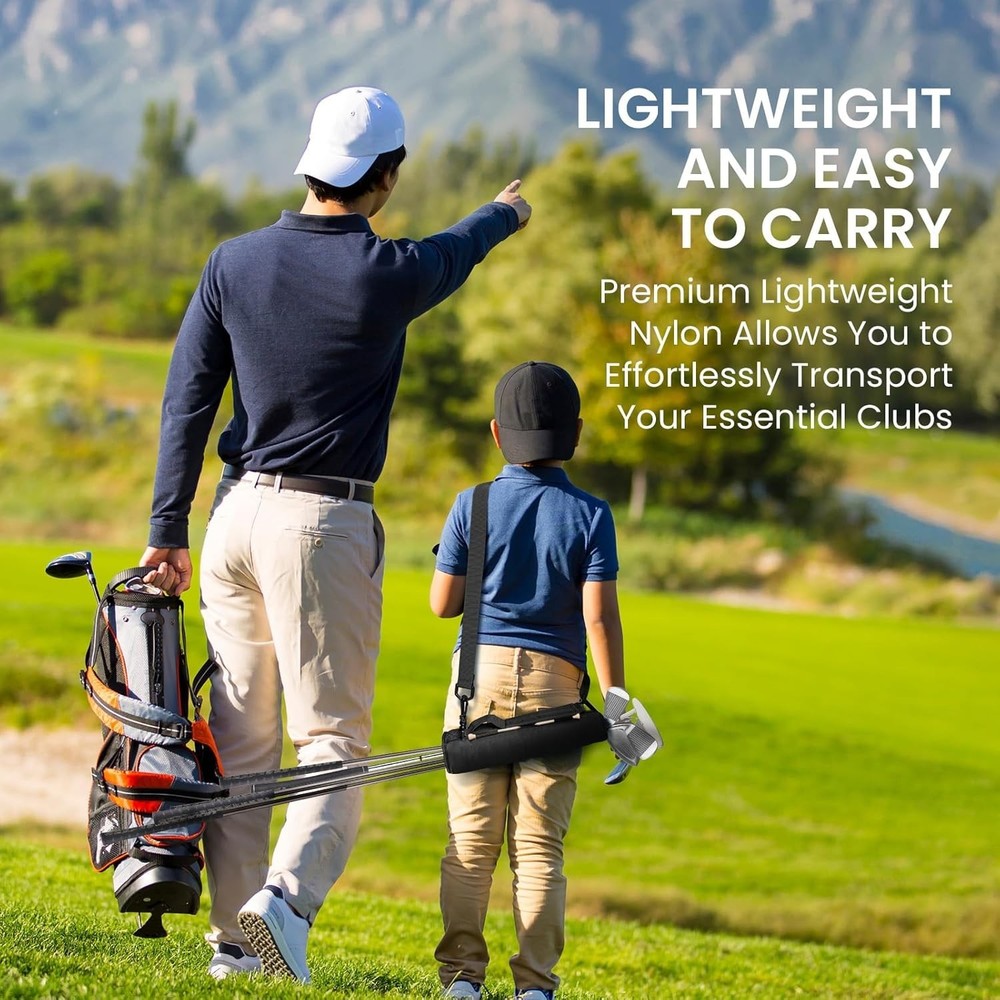 Ultra-Light Mini Golf Bag - Adjustable Strap, Perfect for Driving Range Use