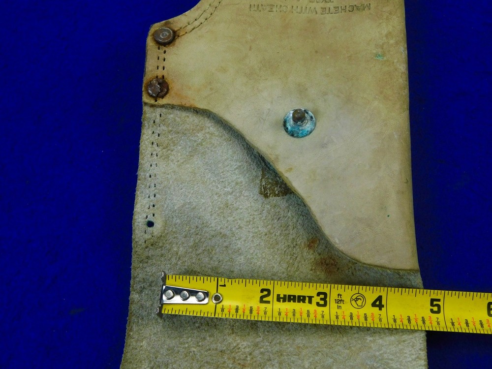 US WW2 Large Folding Machete Leather Sheath Scabbard
