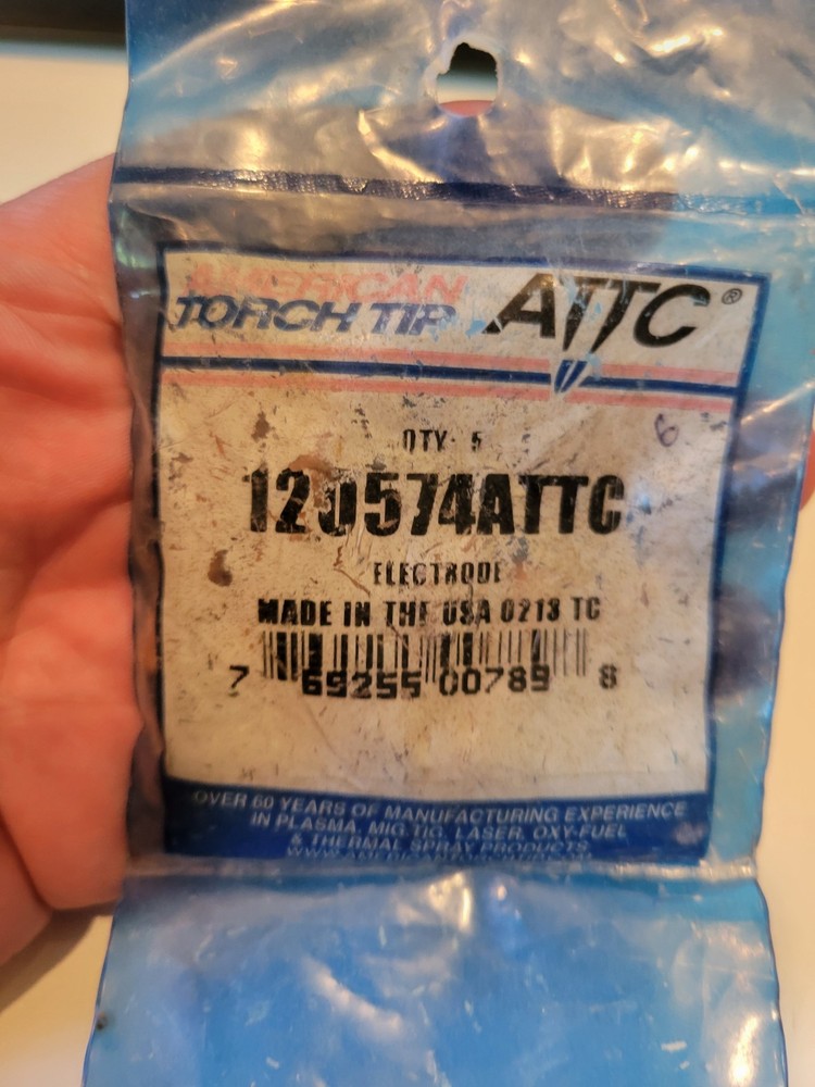 ATTC 120574ATTC PLASMA ELECTRODE 5/PKG HYP-STYLE
