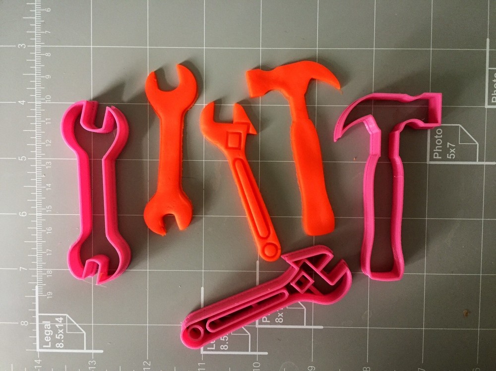 Tools (Wrench, Hammer) Cookie Cutter