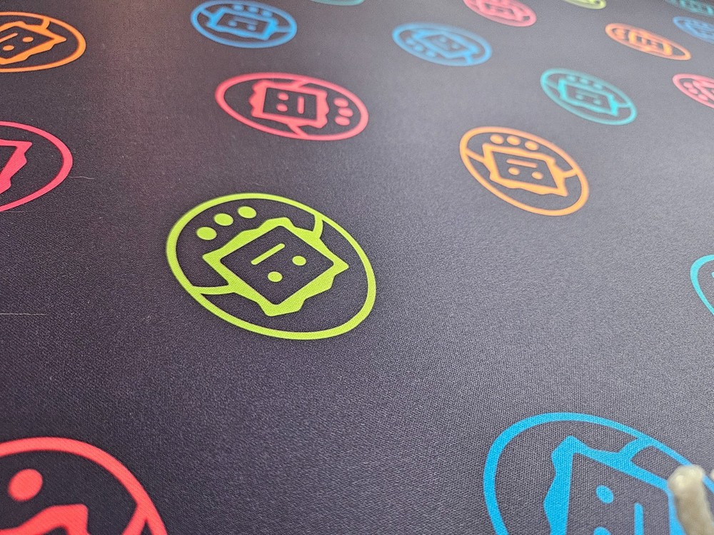 CannonKeys X Tamagotchi Pattern Deskmat Official