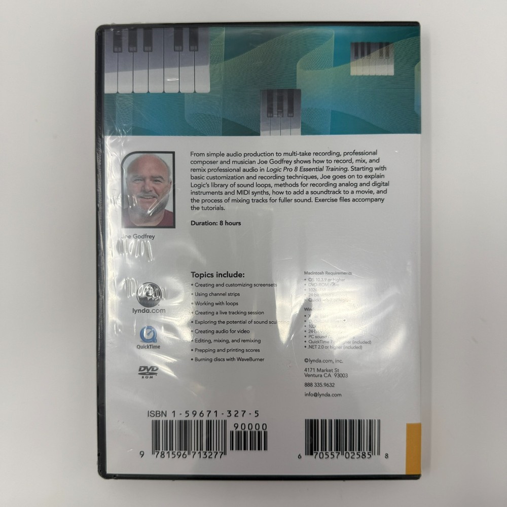 Apple Logic Studio Logic Pro 8 Complete Vntg Software 2007 w Essential Training