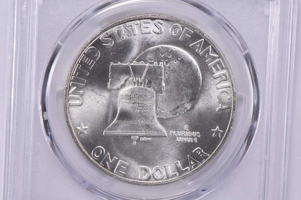 1976-S Eisenhower Dollar Ike Silver MS67 PCGS Blue Label