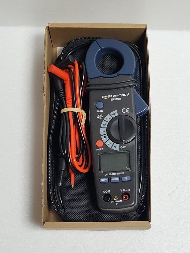 AmazonCommercial CM300 AC Clamp Meter 400A New  #34
