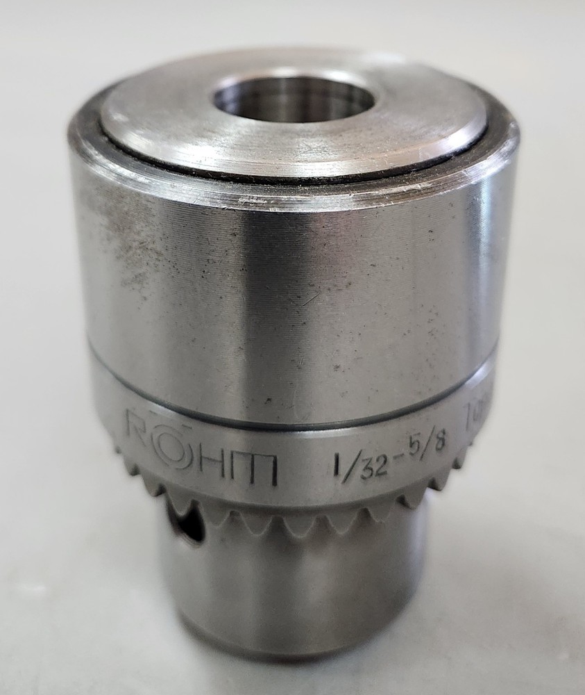 ROHM DRILL CHUCK 1/32-5/8 W. GERMANY TAPER 3