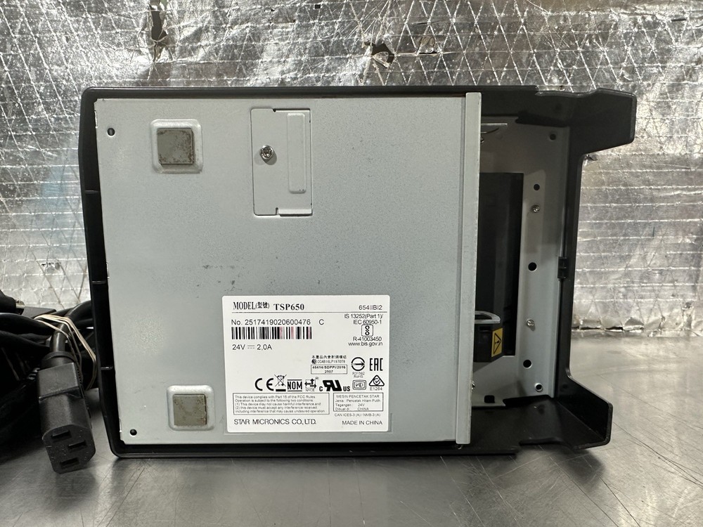 Star Micronics TSP650 Bluetooth Printer POS Printer 654IIBI2