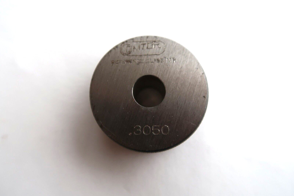 Comtor .3050 Diameter Master Smooth Plain Bore Ring Gauge