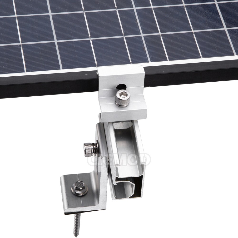 Solar Panel Roof Mount Brackets Kit Universal for 1-4Pack Solar Panels Mounting