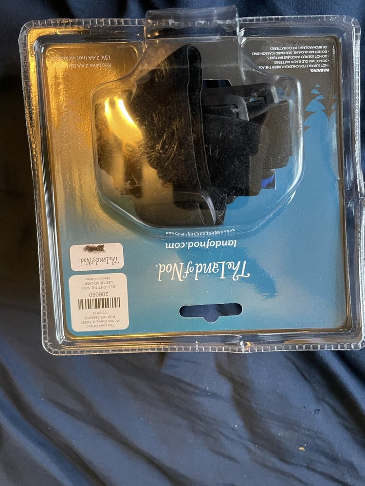 LED Headlamp Battery Powered Headlight Head Lamp Torch Flashlight Strap