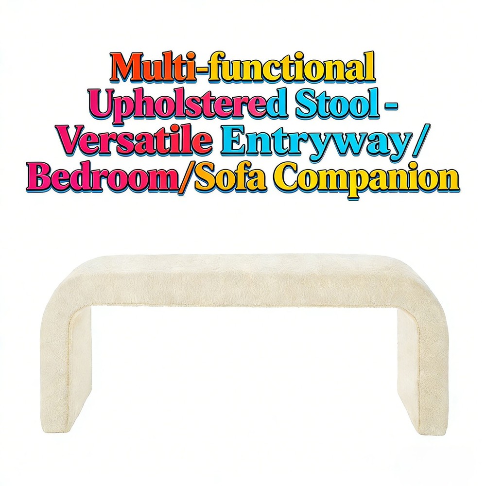 Three U-shaped benches Soft cushions Armless Multi-purpose