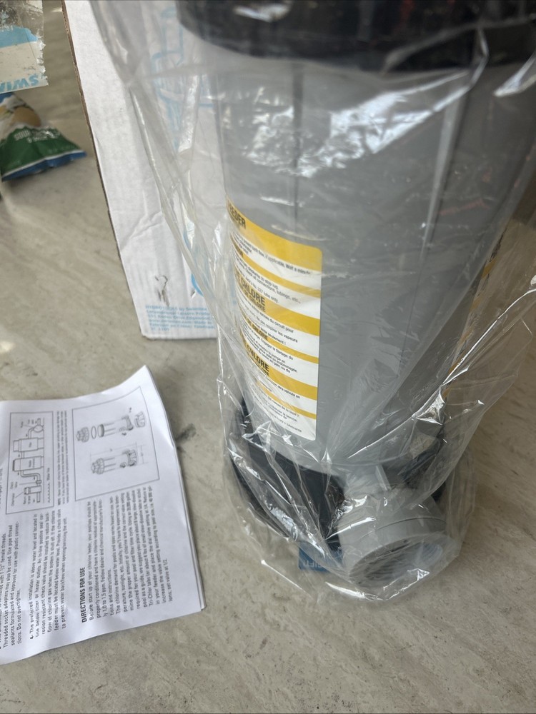 Hydrotools Automatic Chlorine Feeder | Adjustable Output 9lbs Capacity for Pools