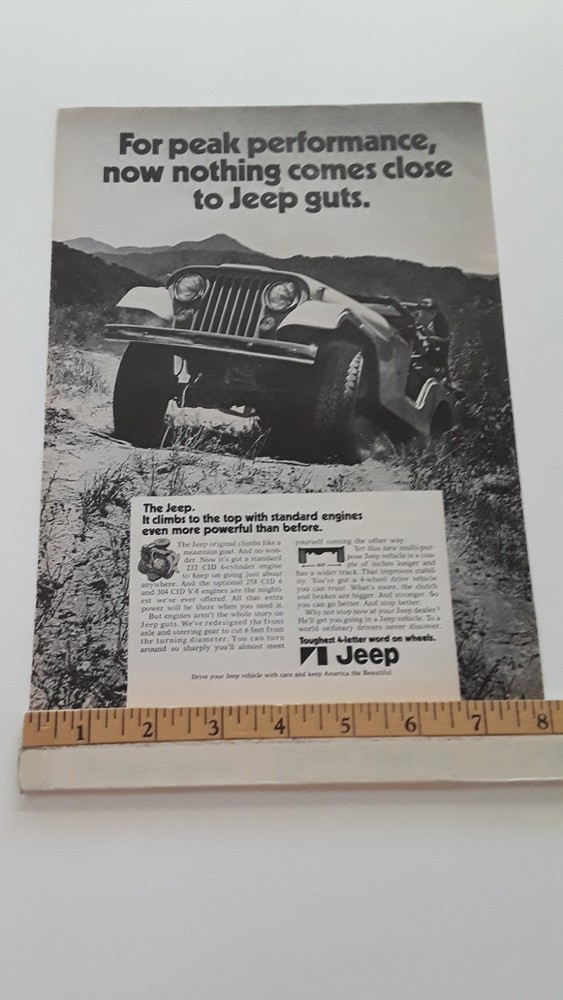JEEP ORIGINAL 1971 AD