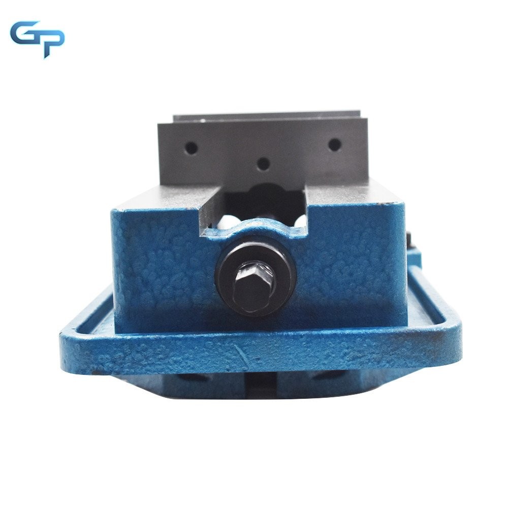 5'' Milling Machine Lockdown Vise Swiveling Base Bench Top Hardened Base