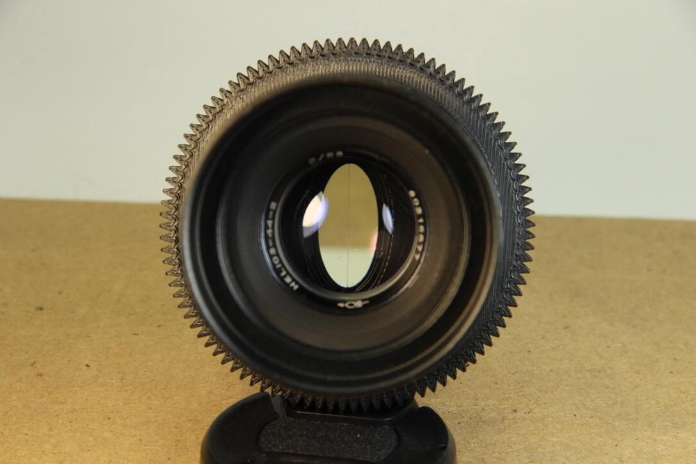 Anamorphic Helios 44-2 2/58 Soviet lens, Cine mod lens M 42/SONY E mount
