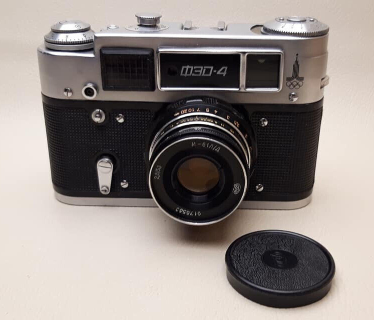 FED-4 Soviet Olympic Camera + Lens FED Industar-61 L/D