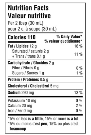 Kraft Three Cheese Ranch Salad Dressing, 425ml (2 Pack)
