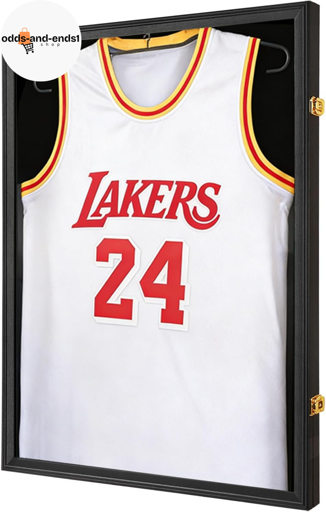 Jersey Frame Display Case for Wall ,Large Lockable T-Shirt Shadow Box with Clear