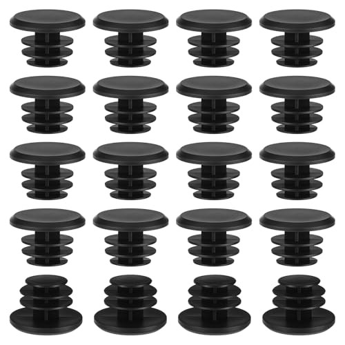 20 Piece Handlebar Bar End Plugs Plastic Bicycle Handlebar End Caps for Road