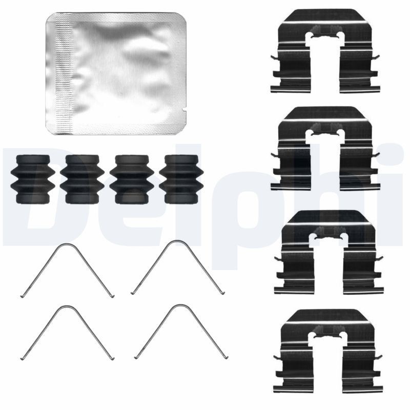 Accessory Kit, disc brake pad DELPHI LX0727