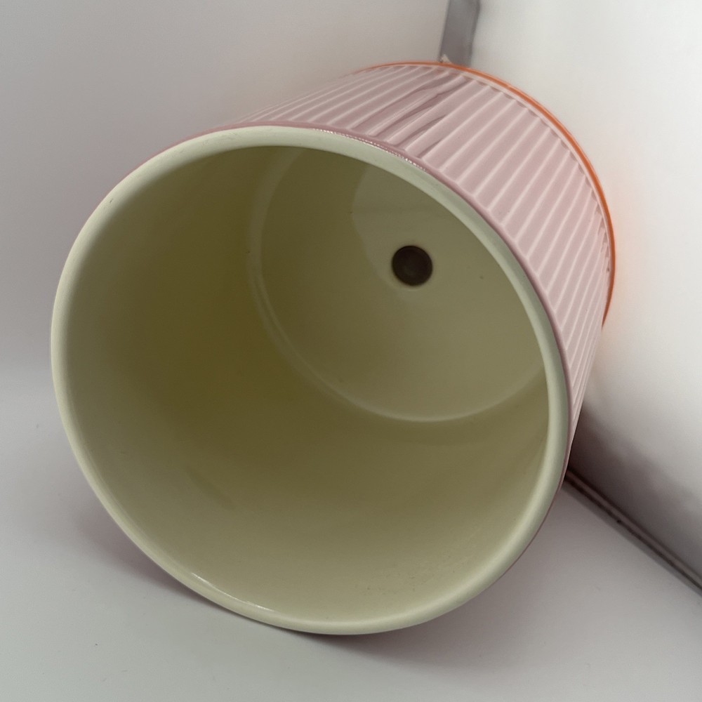 Room Essentials Ceramic Planter ~ 6in tall, 6in diameter.