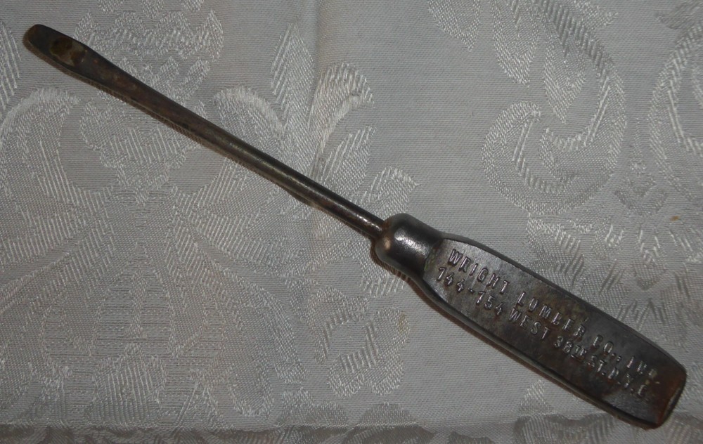 Vintage Metal Handle Flathead Screwdriver – Wright Lumber Co.