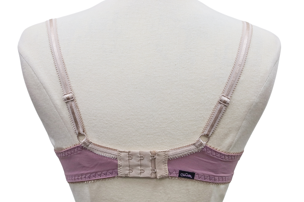 Claudette Dessous Mesh Full Coverage Bra CD2000 Twilight Matchstick