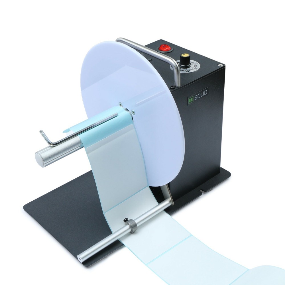 Automatic Label Rewinder Speed Adjustable 110V-240V Core Holder 1" 1.5" 3"