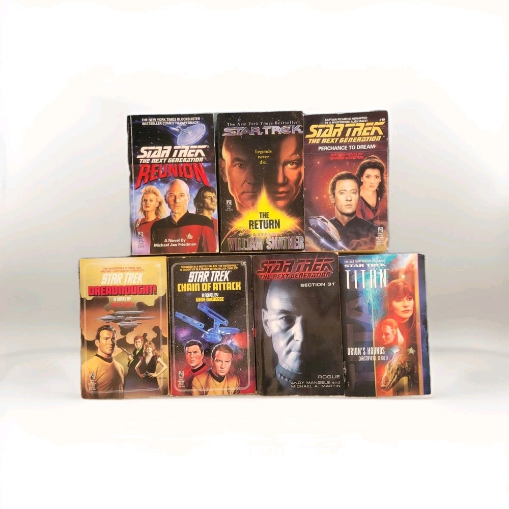 star trek book lot