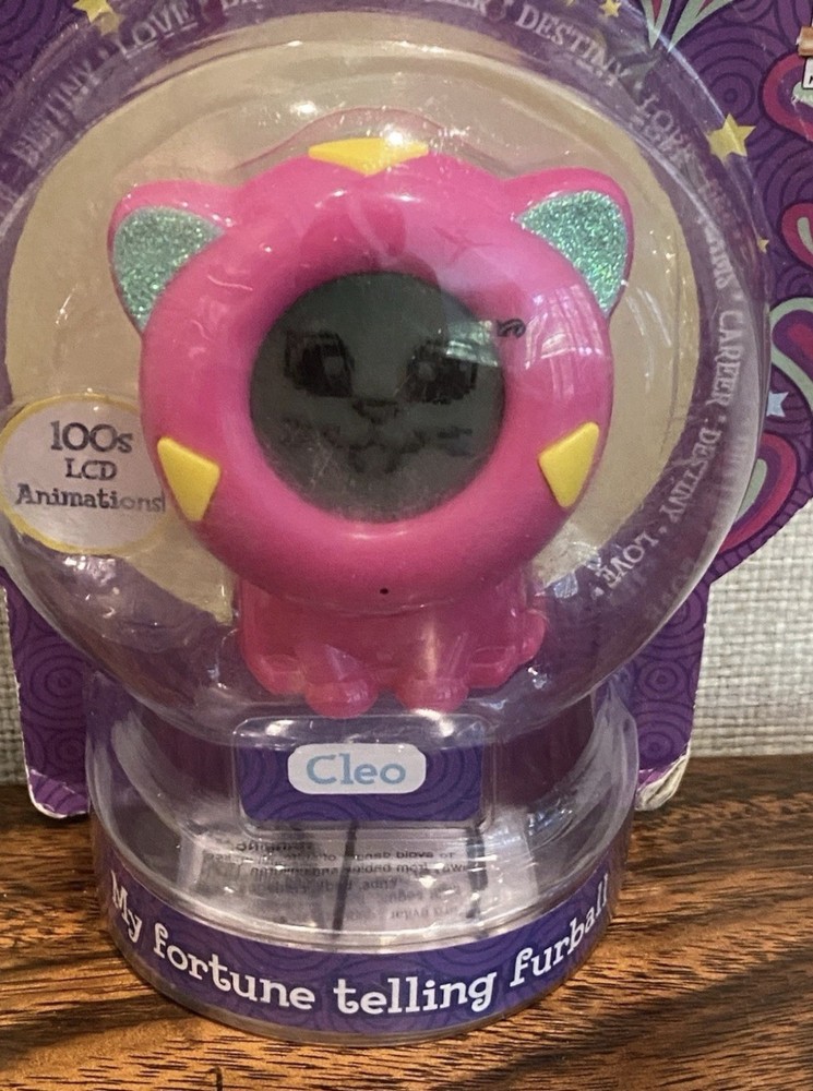 Karma Kitty Pink Cleo LCD Interactive Toy CAT FURBALL