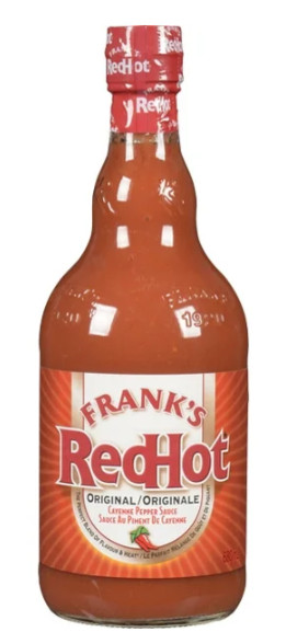 Frank's RedHot, Hot Sauce, Original, 680mL (Imported from Canada)