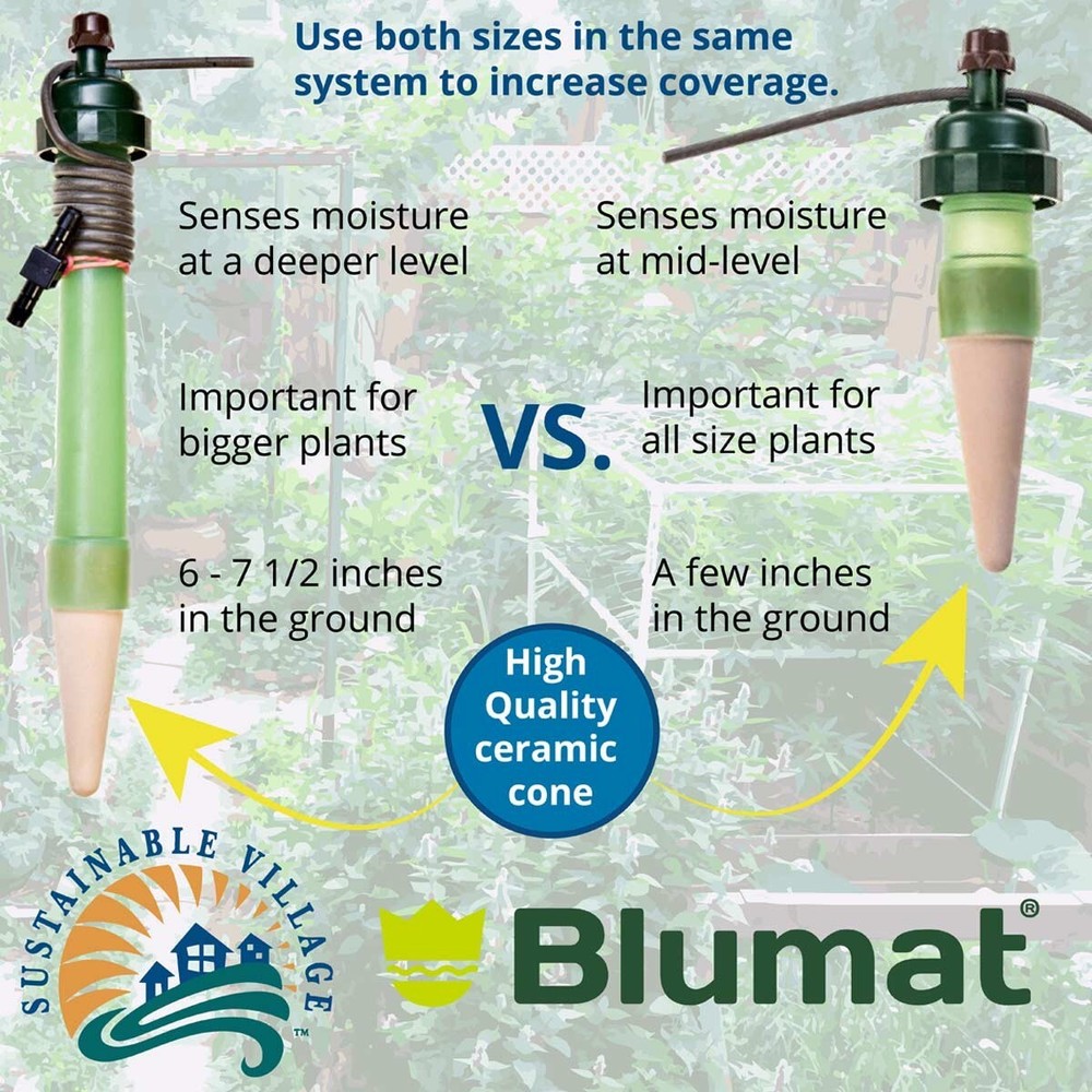 Blumat Maxi 9" Stake Sensor - Automatic Watering Drip Irrigation Garden System