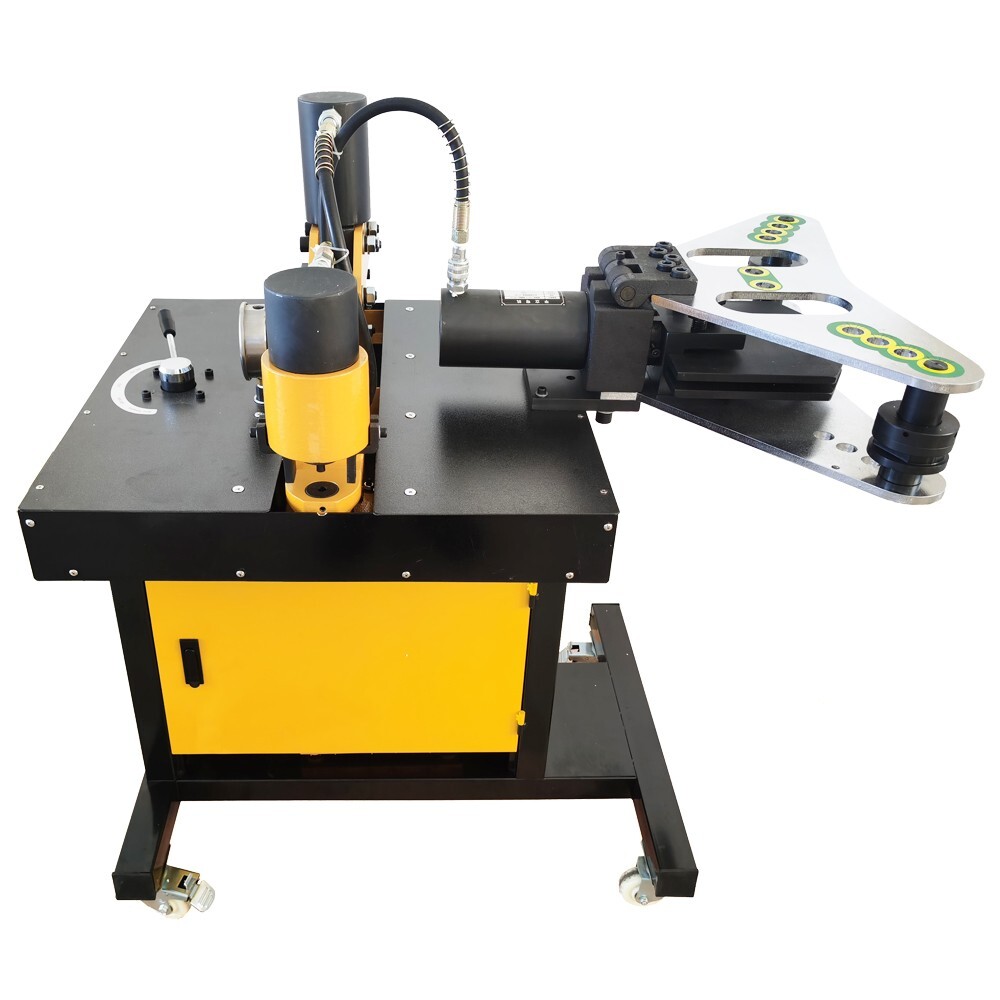 110V 4in1 Multifunctional Busbar Processor Bus Processing Machine Shearing+Punch