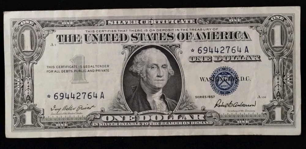 1957 $1 Star Note Silver Certificate