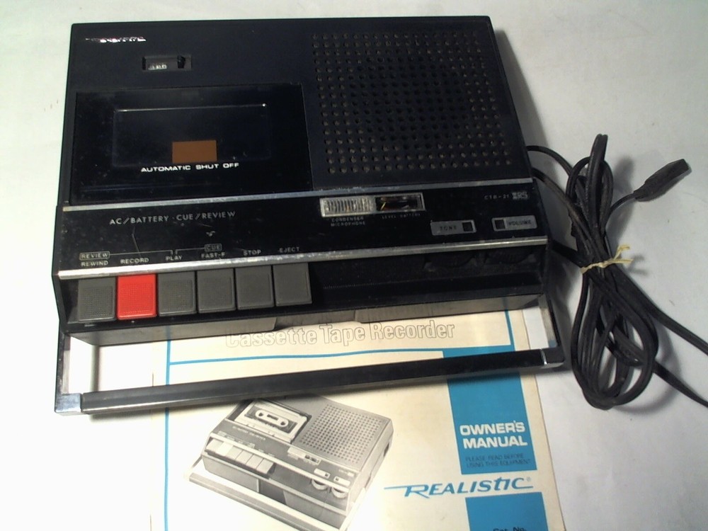 Realistic Cassette Recorder Player model# CTR-21