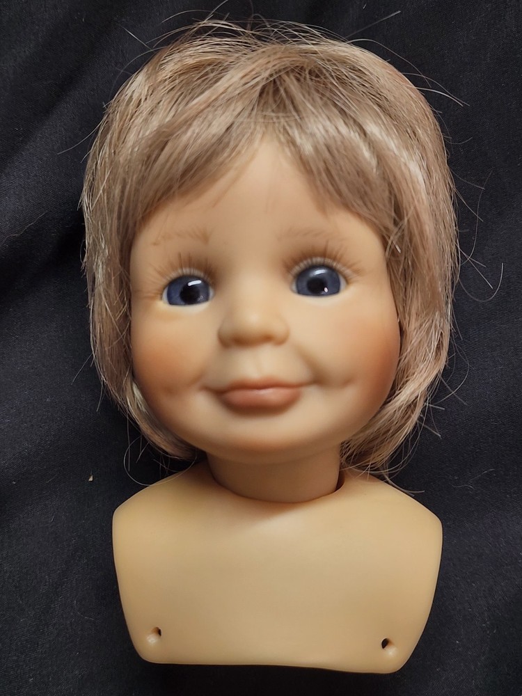 5" vintage Vinyl Doll Head Plastic